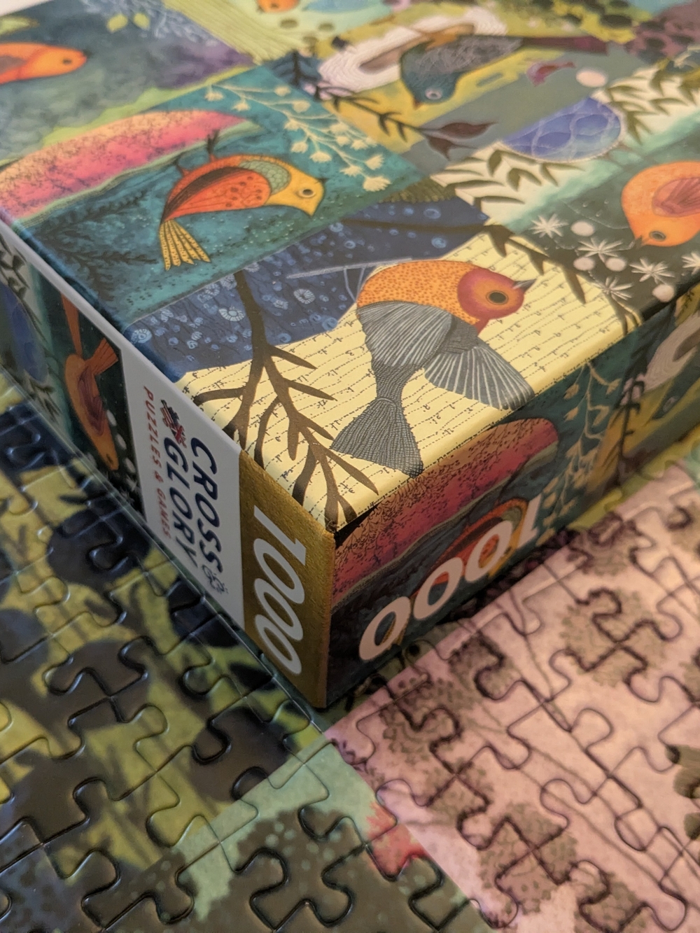 Cross And Glory 1000 Piece Puzzle - Festival Of The Nine Birds - Picture 7 of 10